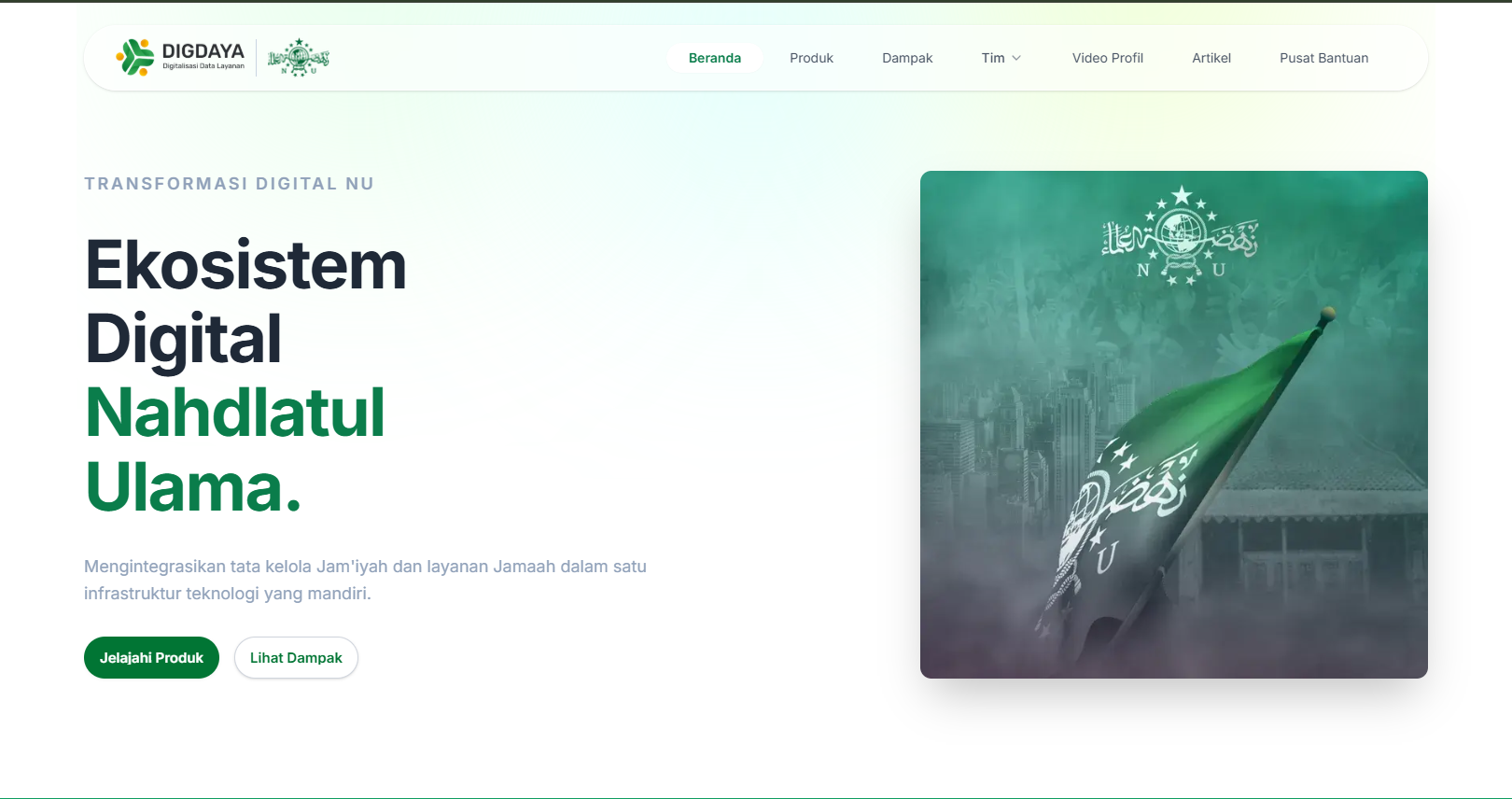 DIGDAYA NU - Digitalisasi Data dan Layanan Nahdlatul Ulama